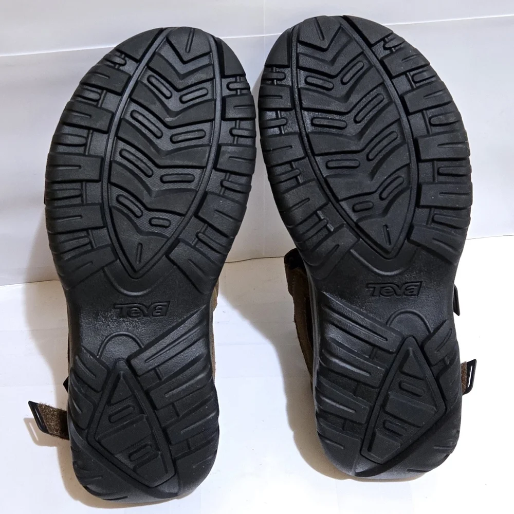 Teva‎ Trailpulse Men's Sandals Brown Hiking Outdoor Velcro Comfort
